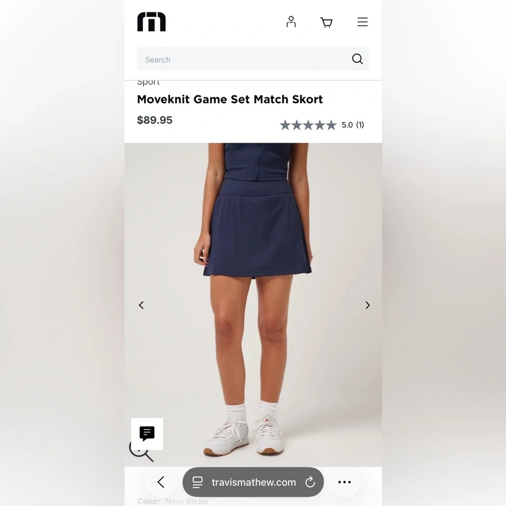 Travis Mathew Game match skorts set of 2 - Picture 5 of 5